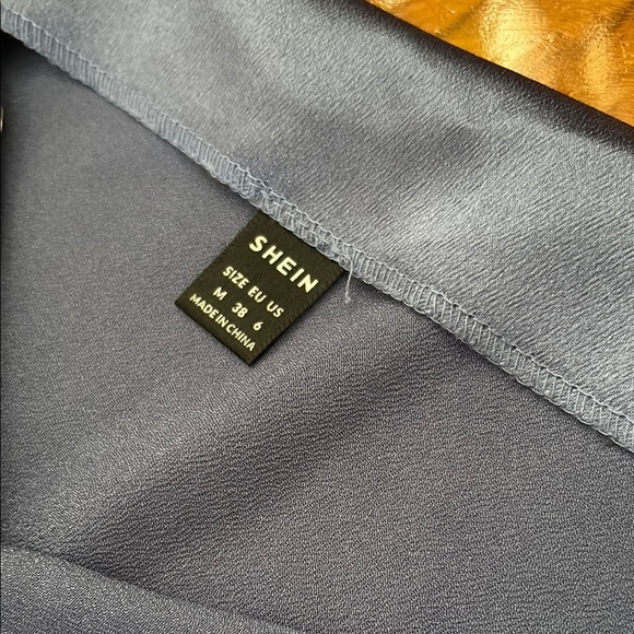 SHEIN Purple Asymmetrical Midi A-Line Skirt - Picture 2 of 6